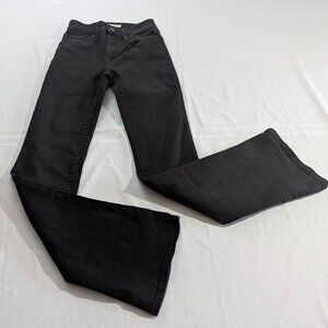 Levi's 725 High Rise Bootcut Size 25W 32L Black